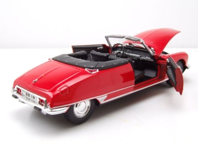Citroen DS 19 Cabrio offen rot Modellauto 1:24 Welly