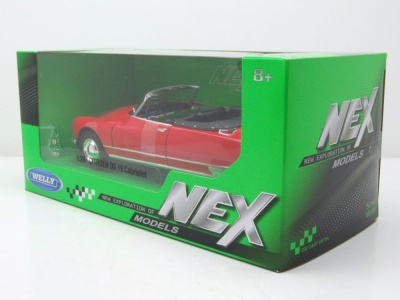 Citroen DS 19 Cabrio offen rot Modellauto 1:24 Welly