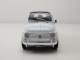 Fiat Nuova 500 1957 weiß Modellauto 1:24 Welly