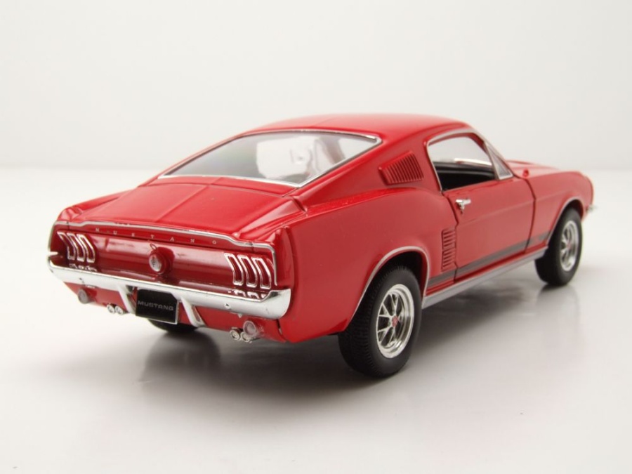 NEX 1/24 - Ford Mustang GT Fastback 1967 Red Diecast model car EUR 66