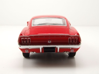 Ford Mustang GT Fastback 1967 rot Modellauto 1:24 Welly