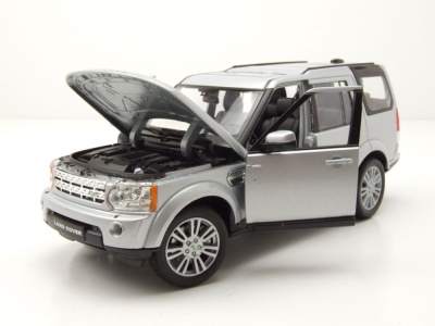 Land Rover Discovery 4 2010 silber Modellauto 1:24 Welly