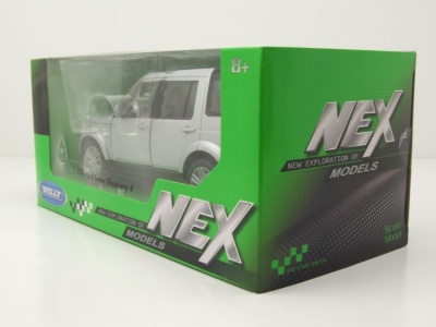 Land Rover Discovery 4 2010 silber Modellauto 1:24 Welly