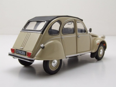 Citroen 2CV Ente 1982 beige Modellauto 1:24 Welly