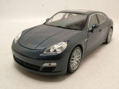 Porsche Panamera S 2009 graublau metallic Modellauto 1:24 Welly