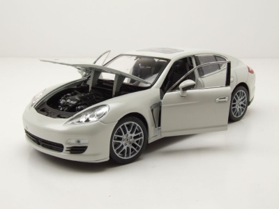 Porsche Panamera S 2009 weiß Modellauto 1:24 Welly