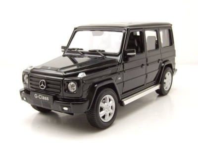 Mercedes G-Klasse G-Modell 2009 schwarz Modellauto 1:24 Welly