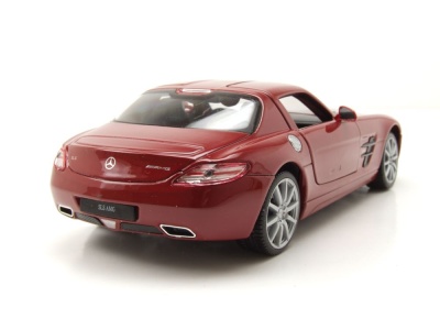 Mercedes SLS AMG C197 rot Modellauto 1:24 Welly