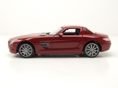 Mercedes SLS AMG C197 rot Modellauto 1:24 Welly