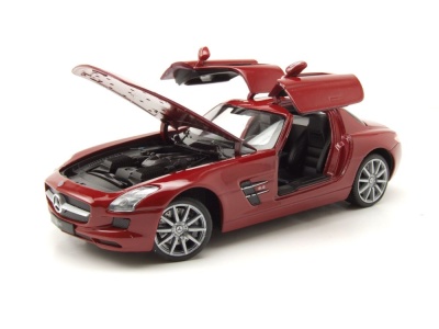 Mercedes SLS AMG C197 rot Modellauto 1:24 Welly