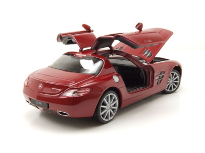 Mercedes SLS AMG C197 rot Modellauto 1:24 Welly