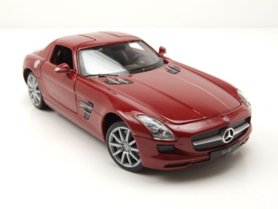 Mercedes SLS AMG C197 rot Modellauto 1:24 Welly