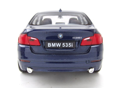 BMW 535i F10 2010 tiefseeblau metallic Modellauto 1:24 Welly