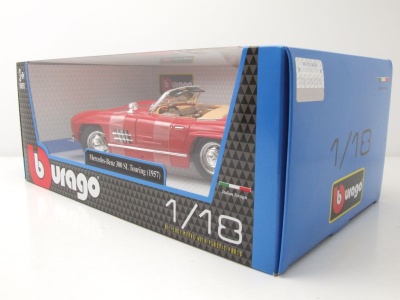Miniature Otto Models 1/18 - Mercedes Benz AMG 300SL Rouge - Résine