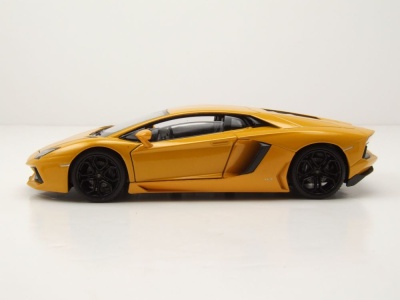 Lamborghini Aventador LP700-4 2011 gelb metallic Modellauto 1:24 Welly