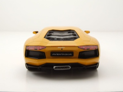 Lamborghini Aventador LP700-4 2011 gelb metallic Modellauto 1:24 Welly