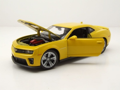 Chevrolet Camaro ZL1 2013 gelb Modellauto 1:24 Welly