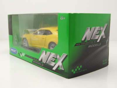 Chevrolet Camaro ZL1 2013 gelb Modellauto 1:24 Welly