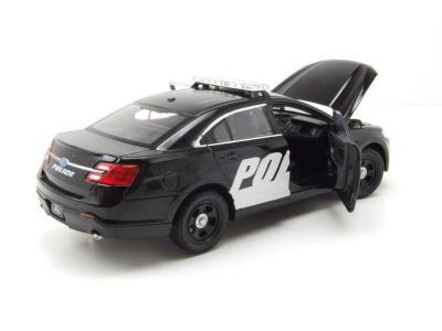 Ford Taurus Police Interceptor 2013 schwarz weiß Modellauto 1:24 Welly