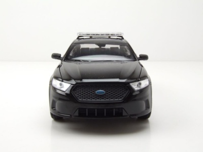 Ford Taurus Police Interceptor 2013 schwarz weiß Modellauto 1:24 Welly