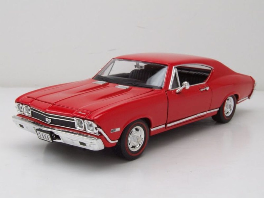 Chevrolet Chevelle SS 396 1968 rot Modellauto 1:24 Welly