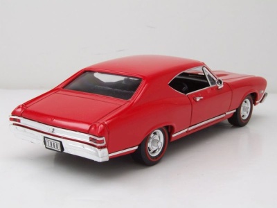 Chevrolet Chevelle SS 396 1968 rot Modellauto 1:24 Welly