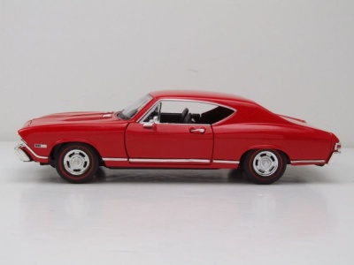 Chevrolet Chevelle SS 396 1968 rot Modellauto 1:24 Welly