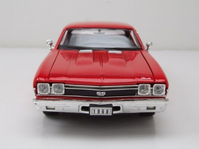 Chevrolet Chevelle SS 396 1968 rot Modellauto 1:24 Welly