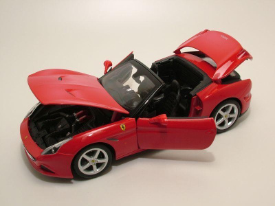 Ferrari California T offen 2014 rot Modellauto 1:18 Bburago