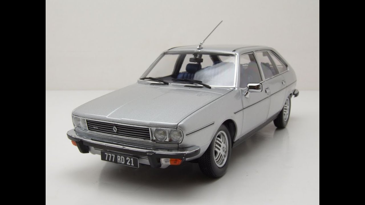 Video: Renault 30 TX 1979 silber Modellauto 1:18 Norev