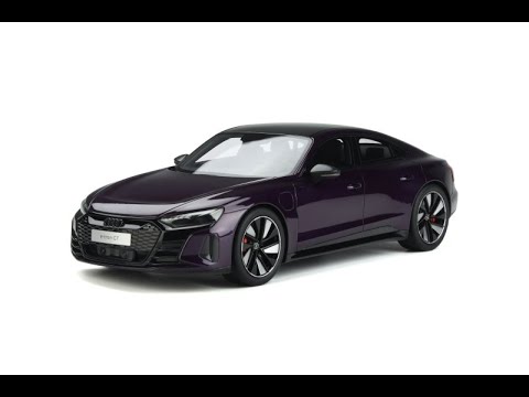 Video: Audi RS E-Tron GT 2021 lila Modellauto 1:18 GT Spirit