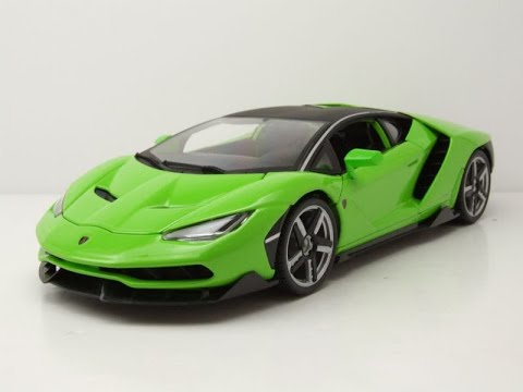 Video: Lamborghini Centenario LP770-4 2016 grün Modellauto 1:18 Maisto
