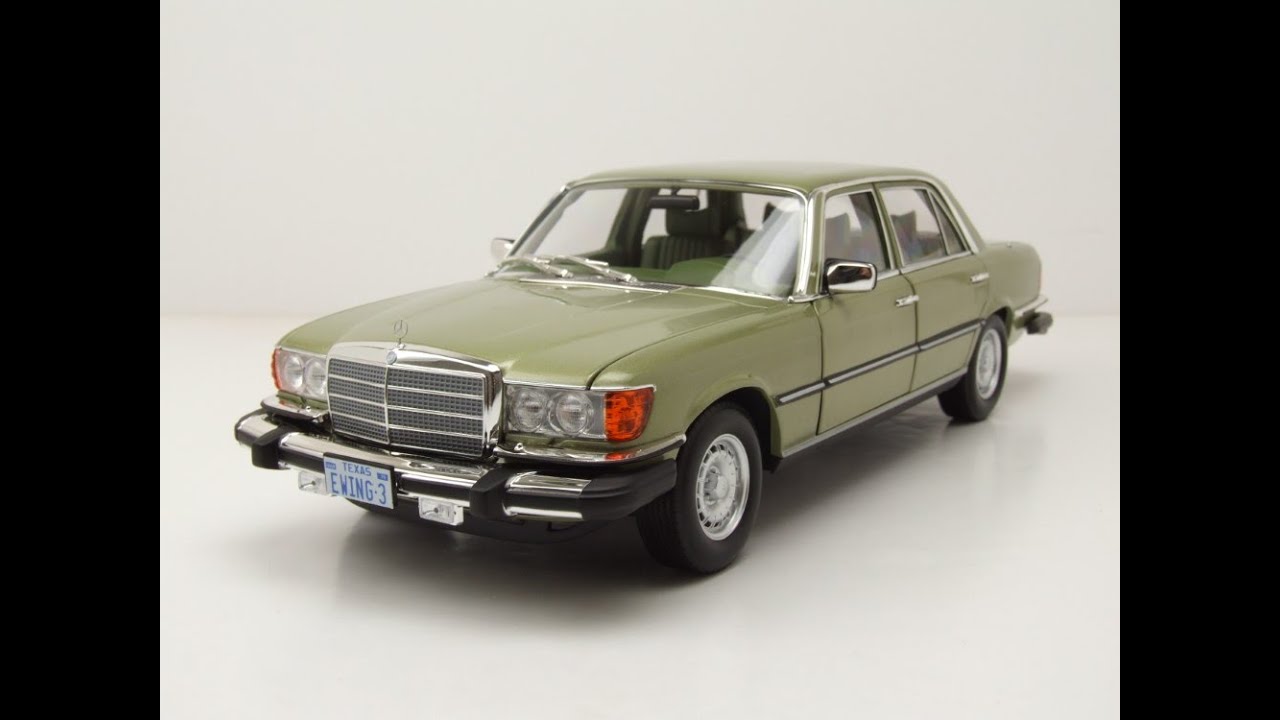 Mercedes 450 SEL Version US TV 1979 - Norev 1/18, Verte, Métal/plastique