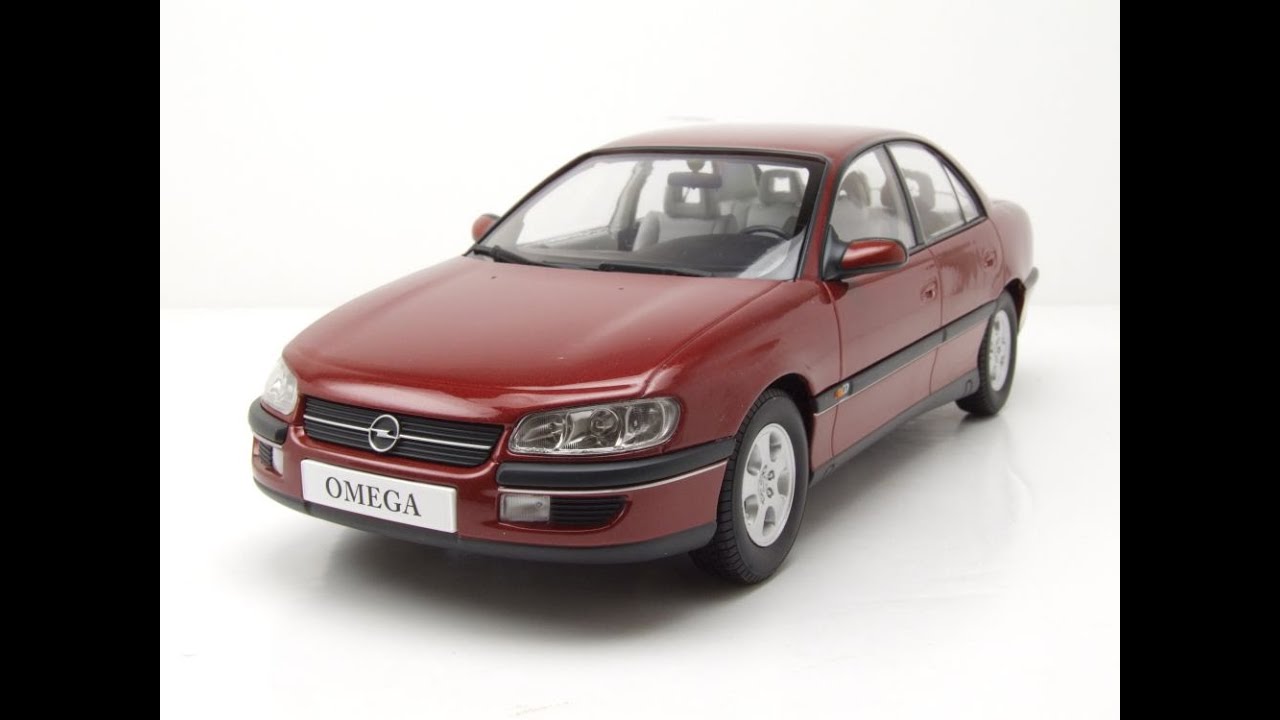 Video: Opel Omega B 1996 rot Modellauto 1:18 Triple9