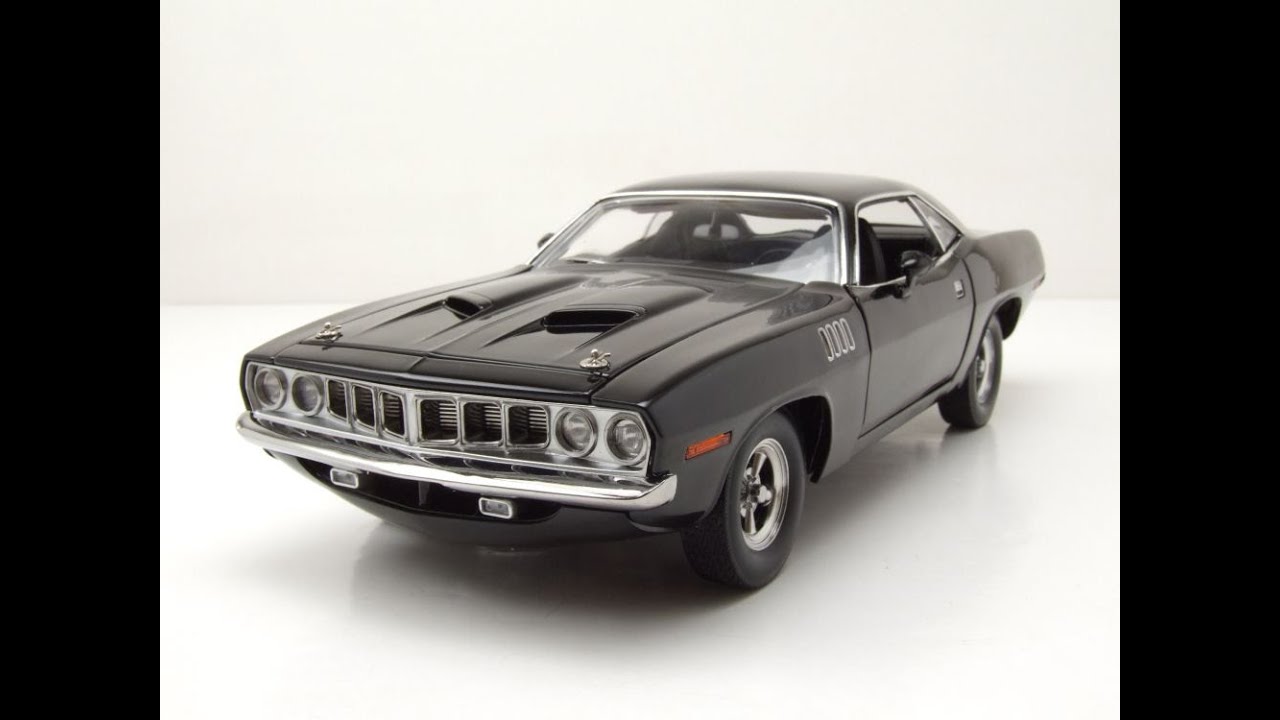 Video: Plymouth Cuda 1971 schwarz John Wick Chapter 4 Modellauto 1:18 Highway 61
