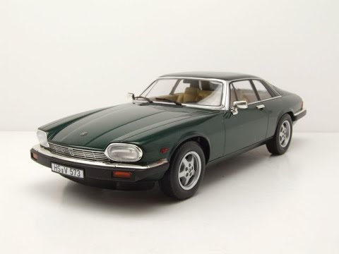 Video: Jaguar XJ-S 5.3 H.E. Coupe 1982 grün metallic Modellauto 1:18 Norev