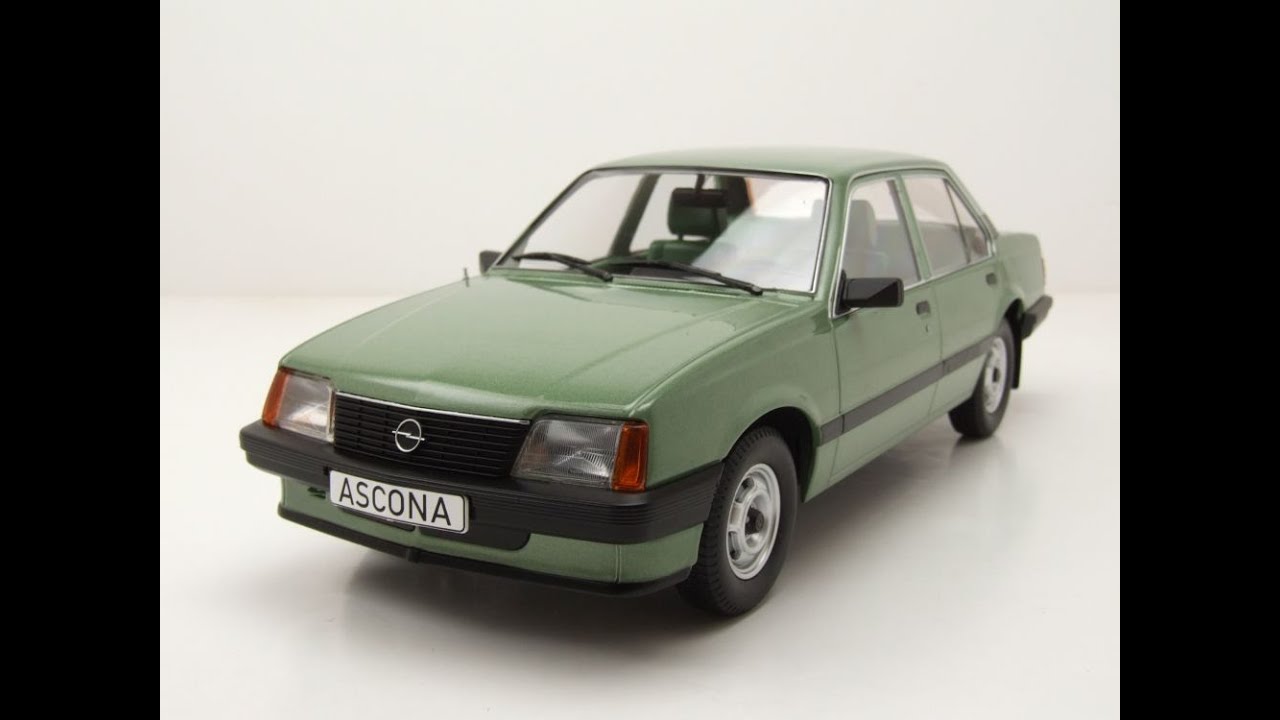 Video: Opel Ascona C 1981 grün Modellauto 1:18 MCG